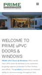 Mobile Screenshot of primeupvc.com