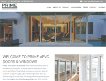 Tablet Screenshot of primeupvc.com